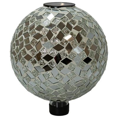 Sunnydaze Decor Mirrored Diamond Gazing Globe