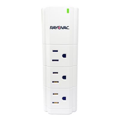 Rayovac 9-AC Outlet and 2-USB Port Portable Power Strip and Charger Wall Tap
