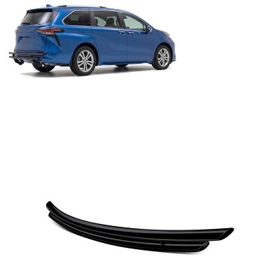 Black Horse Off Road Black Horse Rear Bumper Guard Double Layer Black Compatible with 2021-2025 Toyota Sienna