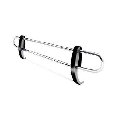 Black Horse Off Road Black Horse Rear Bumper Guard Double Tube Stainless Steel Compatible with 2011-2019 Ford Explorer