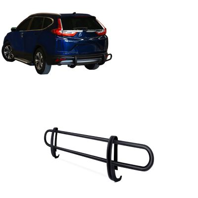 Black Horse Off Road Black Horse Rear Bumper Guard Double Tube Black Compatible with 2017-2025 Honda CR-V