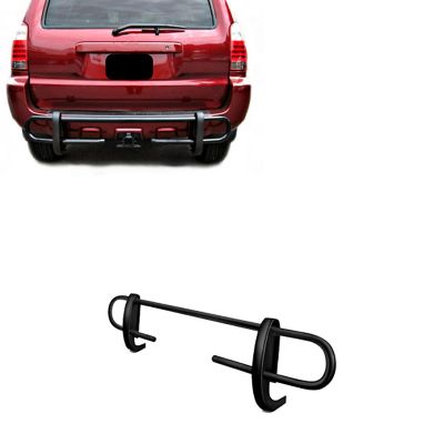 Black Horse Off Road Rear Bumper Guard Double Tube Black Fits 2010-2023 Lexus GX4602003-2009 Lexus GX4702003-2024 Toyota 4Runner