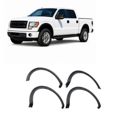 Black Horse Off Road Black Horse OE Factory Style Fender Flares OE Factory Style Black Compatible with 2009-2014 Ford F-150