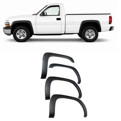 Black Horse Off Road Black Horse OE Factory Style Fender Flares fits 1999-2006 Chevy Silverado 1500/2500 HD/3500