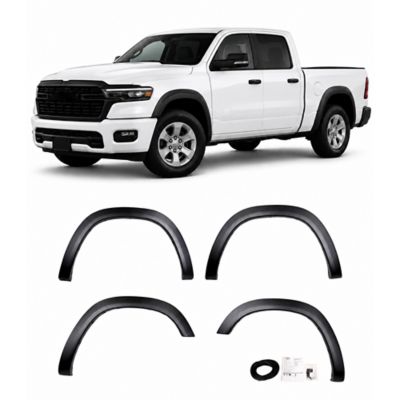 Black Horse Off Road Black Horse OE Factory Style Fender Flares OE Factory Style Black Compatible with 2019-2024 Ram 1500