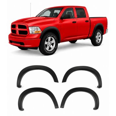 Black Horse Off Road Black Horse OE Factory Style Fender Flares Black Compatible with 2010-2016 Dodge Ram 2500/3500