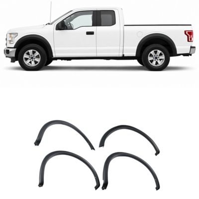 Black Horse Off Road Black Horse OE Factory Style Fender Flares OE Factory Style Black Compatible with 2015-2016 Ford F-150