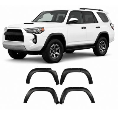 Black Horse Off Road Black Horse Fender Flares Riveted Style Black Compatible with 2014-2023 Toyota 4Runner