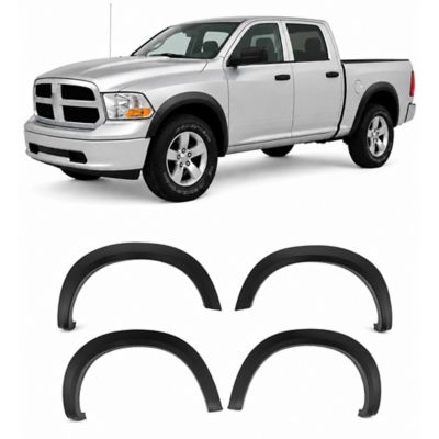 Black Horse Off Road OE Factory Style Fender Flares fits 2009-2010 Dodge Ram 1500, 2011-2011 Ram 1500