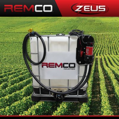 REMCO Zeus Ready-Flo Cage Transfer Kit 14 gpm., 12 VDC, Includes Plumbing