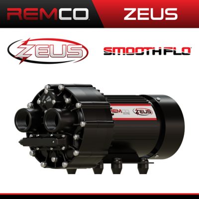 REMCO Zeus 14 GPM Smooth-Flo Softwash Sprayer Pump, 150 PSI, Flo-Lq, 24VDC