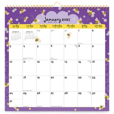 Brown Trout Busy Bees 2027 Square Office STKR