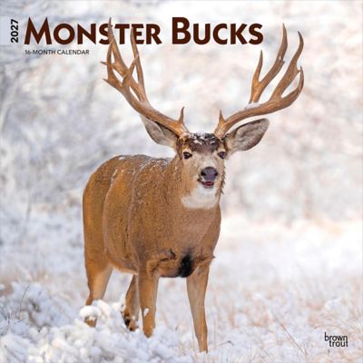 Brown Trout Monster Bucks 2027 Square Flap