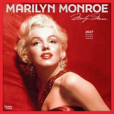 Brown Trout Marilyn Monroe 2027 Square Flap FOIL
