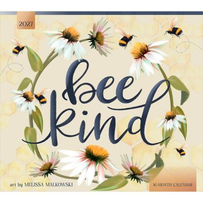 Brown Trout Bee Kind 2027 Linen Env Brush Dance Foil