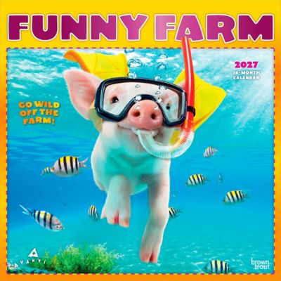 Brown Trout Avanti Funny Farm 2027 Square Flap Foil