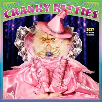 Brown Trout Avanti Cranky Kitties 2027 Square Flap Foil