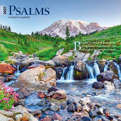 Brown Trout Psalms 2027 Square Flap
