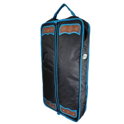 Tahoe Tack 1680D Nylon Center Opening Bridle Bag with Leather Accents