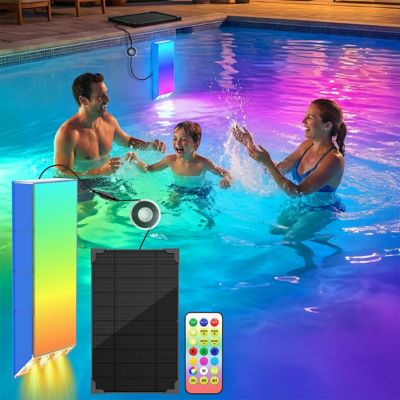 Avatar Controls Solar Powered Color Changing Underwater Submersible Pool Lights with Remote