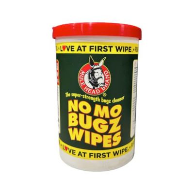 Mule Head Brand No Mo Bugz Heavy Duty Remover Wipes Pre-Moistened Car Cleaning Wipes, Insect Residue Remover, 72 ct.