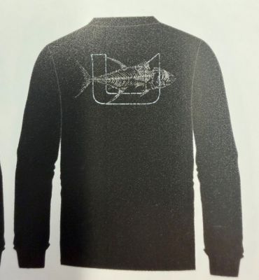 Huk Men's KC Fish Bones Long Sleeve Pocket T-Shirt