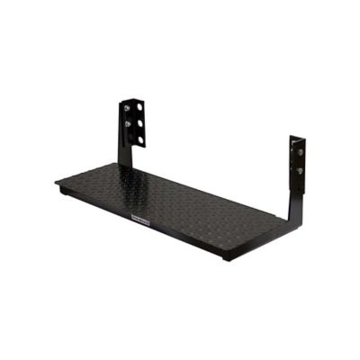 K&M Manufacturing #10 Toolbox Step 24 x 6 x 4in., Black Powder Coat