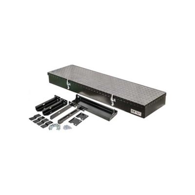 K&M Manufacturing John Deere S/STS Series Combine Toolbox Kit 44 x 12 x 4.25in., Black Powder Coat
