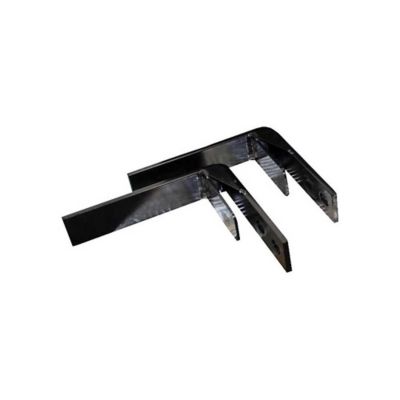 K&M Manufacturing Mounting Brackets for #20/#30 Toolbox Pair Black Powder Coat