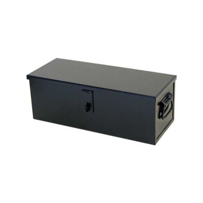 K&M Manufacturing #20 Toolbox 21 x 8 x 7in., Black Powder Coat
