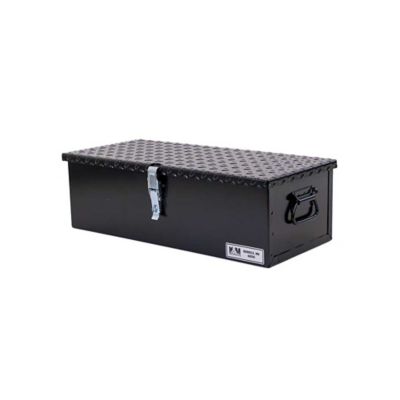 K&M Manufacturing #30 Toolbox 23 x 10 x 7in., Black Powder Coat