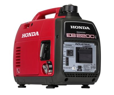 Honda 2200 W/1800 W Recoil Start Gasoline Powered Inverter Industrial Generator with CO Shutdown and GFCI Protection