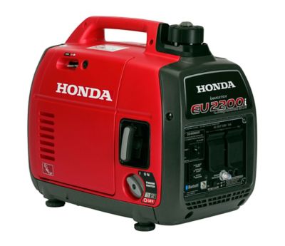 Honda 2,200 W/1,800 W Companion Remote Stop/Recoil Start Bluetooth Super Quiet Gasoline Powered Inverter Generator