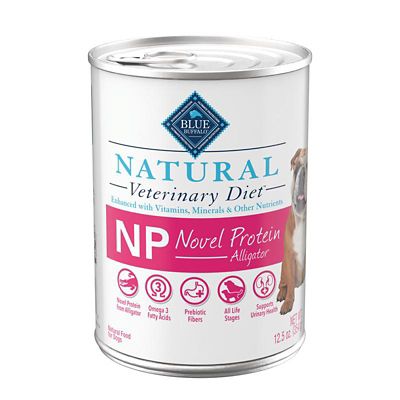 Blue Buffalo NP Novel Protein Alligator Wet Dog Food, 12.5 oz., Pack of 12 Cans