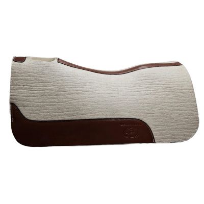 Tahoe Tack Heavy Duty Countour Wool Blend Felt Western Saddle Pad 30 x 30in. Shock Absorbing 1 in. Thick