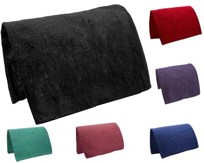 Tahoe Tack Traditional Acrylic Western Horse Saddle Blanket Solid Color 34x36