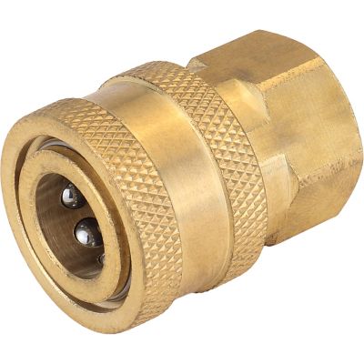 Milton 1/4 in. Quick Coupler, Female Straight Thru