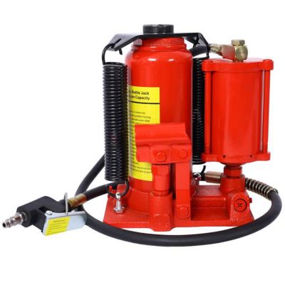 TMB Air Hydraulic Bottle Jack, 12 T/24000 Lbs., Red