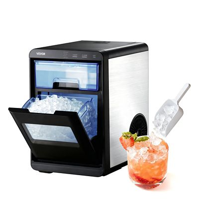 VEVOR Countertop Ice Maker, 44 lb. per Day, Self-Cleaning Portable Machine with Scoop