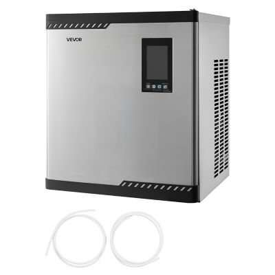 VEVOR Commercial Ice Maker Machine, Head, 300 lb./Day Stainless Steel Ice Machine with Scheduled Ice-Making