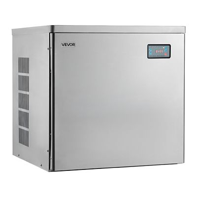 VEVOR Commercial Ice Maker Machine - Head, 450 lb./Day Stainless Steel Ice Machine with Scheduled Ice-Making