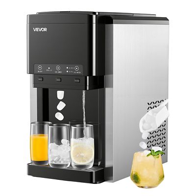 VEVOR Water Dispenser with Ice Maker, 3-in-1 Countertop Water Dispenser, 35 lb./24H