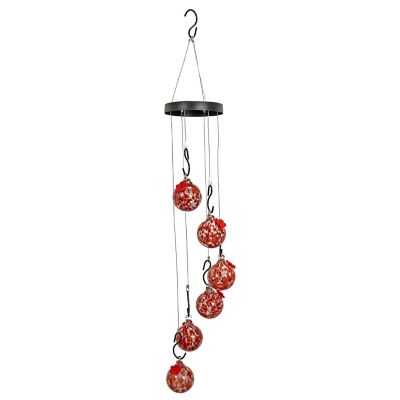 Sunnydaze Decor Glass Ball Hummingbird Feeders, 6ct