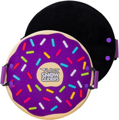 Flybar Snow Sled for Kids - Foam Saucer Disc, Easy Grip Handles, Durable Slick Bottom & PE Core Build, Snow Toys for Outdoor
