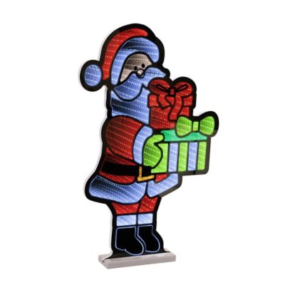 Melrose International Santa with Presents Ekkolight, 25 in. H