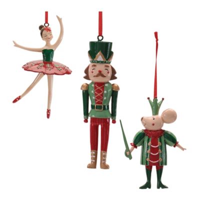 Melrose International Nutcracker Ballet Ornament, 12 pc.