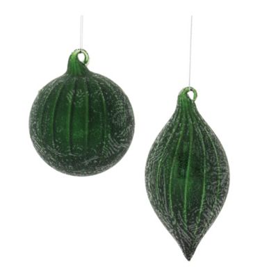 Melrose International Beaded Glass Ornament, 6 pc.