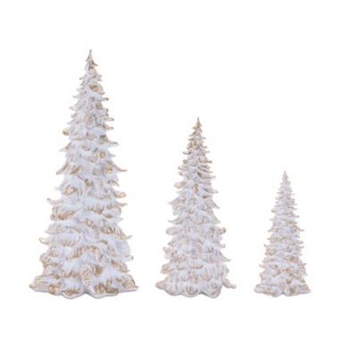 Melrose International Embossed Christmas Tree, 3 pk.