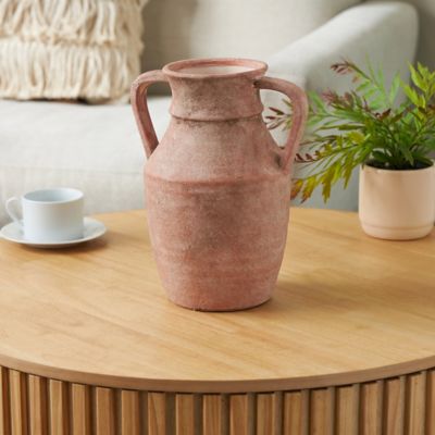 Harper & Willow Ceramic Antique Style Decorative Vase with Handles