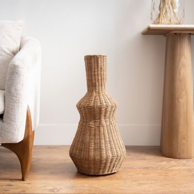 Harper & Willow Seagrass Handmade Wrapped Decorative Vase